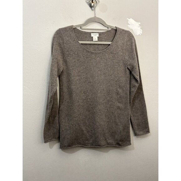 Club Monaco cashmere sweater Round Neck Women Small Tan Color - Picture 1 of 7